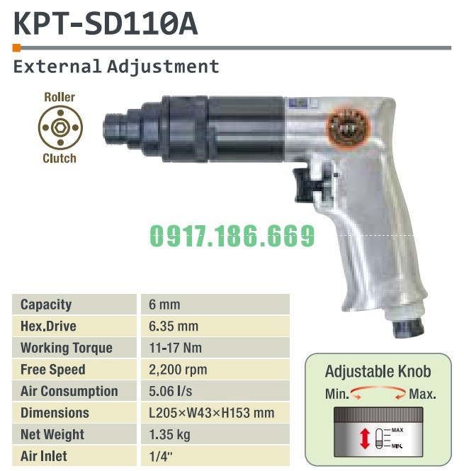 SÚNG VẶN VÍT KAWASAKI KPT-SD110A