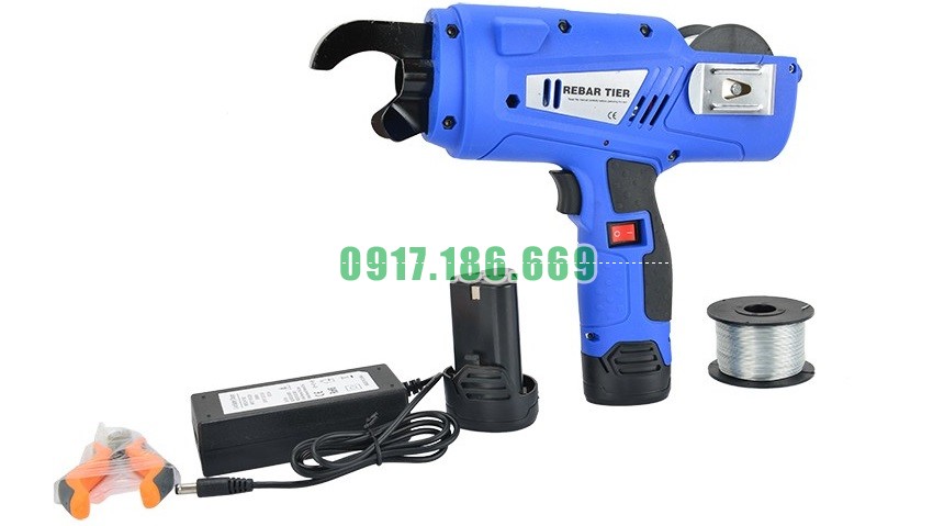 máy buộc dây thép 12.8V BOMVIETNHAT YX-560 có đầy đủ phụ kiện