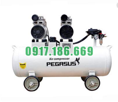 Bán Máy nén khí không dầu, giảm âm PEGASUS TM-OF750x2-70L