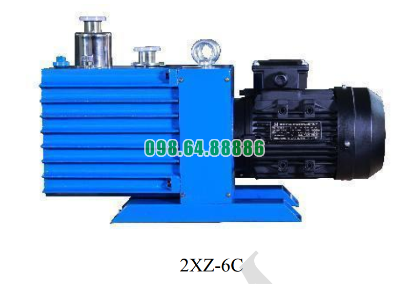 Bơm chân không cánh gạt hai cấp model 2XZ-6C công suất 1.1 kW