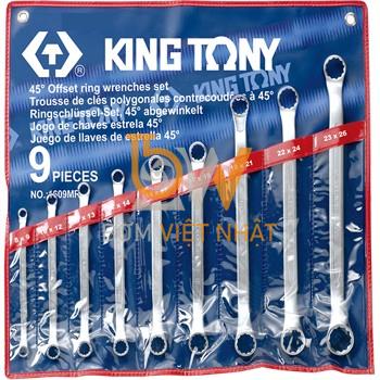 Bán Bộ cơ lê hai đầu vòng 9 chi tiết 8x9mm Kingtony 1609MR0809
