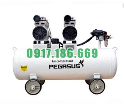 Bán Máy nén khí không dầu, giảm âm PEGASUS TM-OF750x2-70L