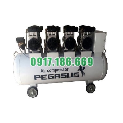 Bán Máy nén khí không dầu, giảm âm PEGASUS TM-OF750x3-100L